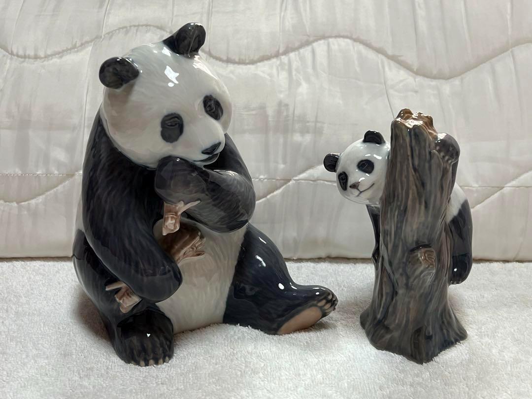 ロイヤルコペンハーゲン パンダの置物セット – ヴィンテージ磁器