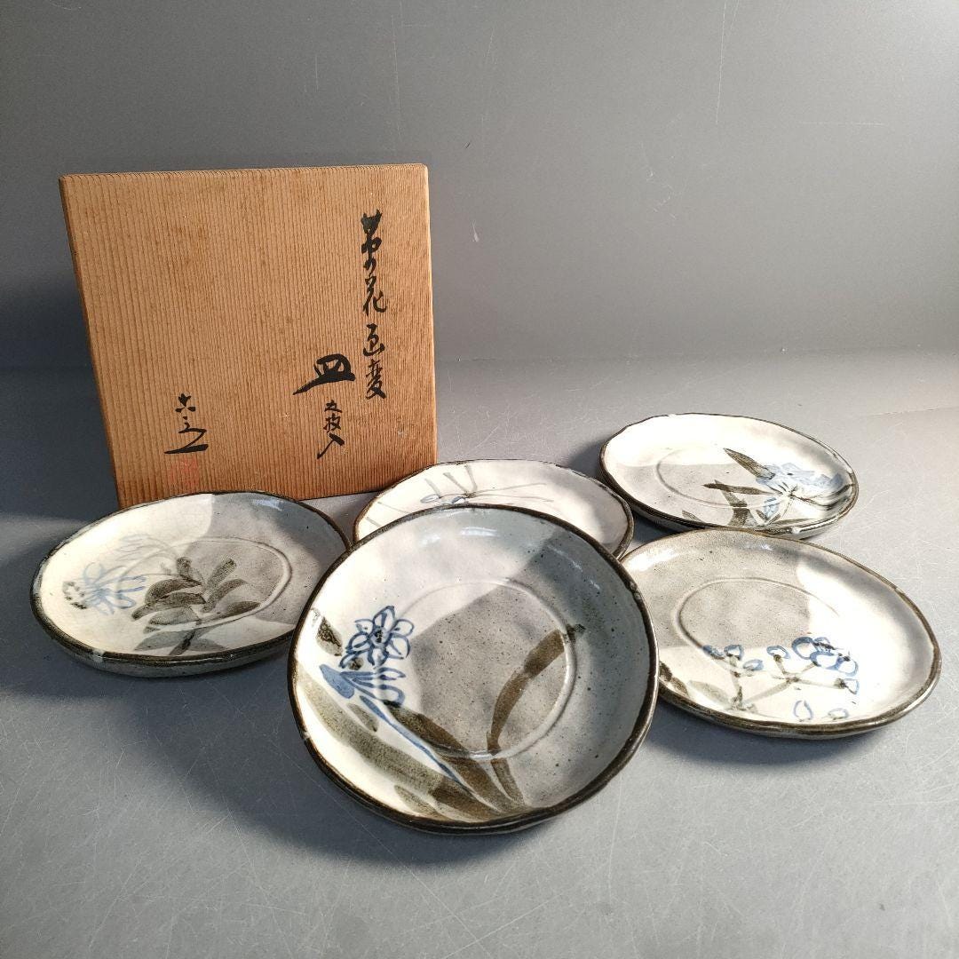 京焼 清水焼 角平皿 5皿セット (13cm×13cm) 京焼 清水焼 角平皿 5皿セット (13cm×13cm) 【公式通販】