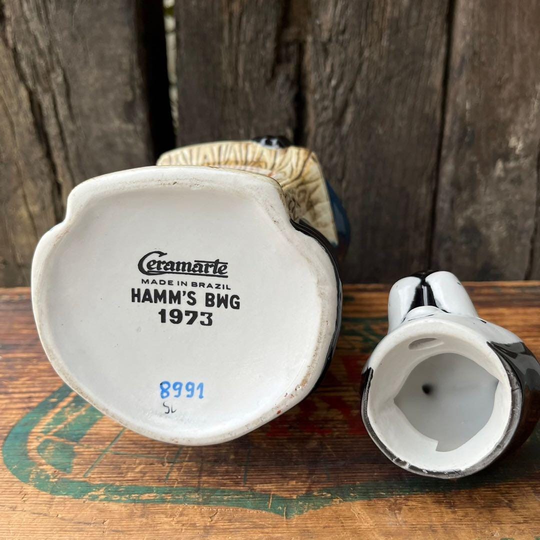 Vintage 1973 Hamm's Beer Bear Decanter – Collectible Mascot Bottle