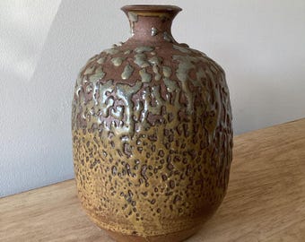 アンティーク壺　徳利　花瓶　古美術 N1671 ヴィンテージ 日本製 花瓶 陶器 酒瓶 徳利 花瓶 侘び寂び - Etsy