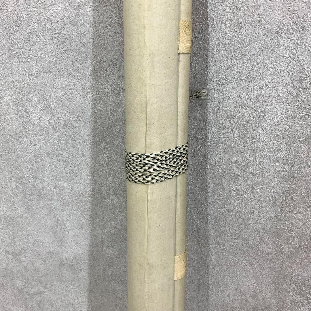 木村義雄作の日本の掛け軸 – 岩上の蟹（木津）、伝統的な墨絵、禅の