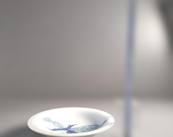 酒井重治作 伊万里鍋島焼 – 友箱付き彩葉皿5枚セット、日本の美的食器
