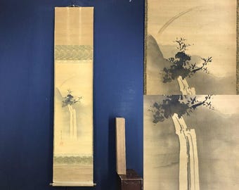 Antique Japanese Hanging Scroll by Kita Busei – 