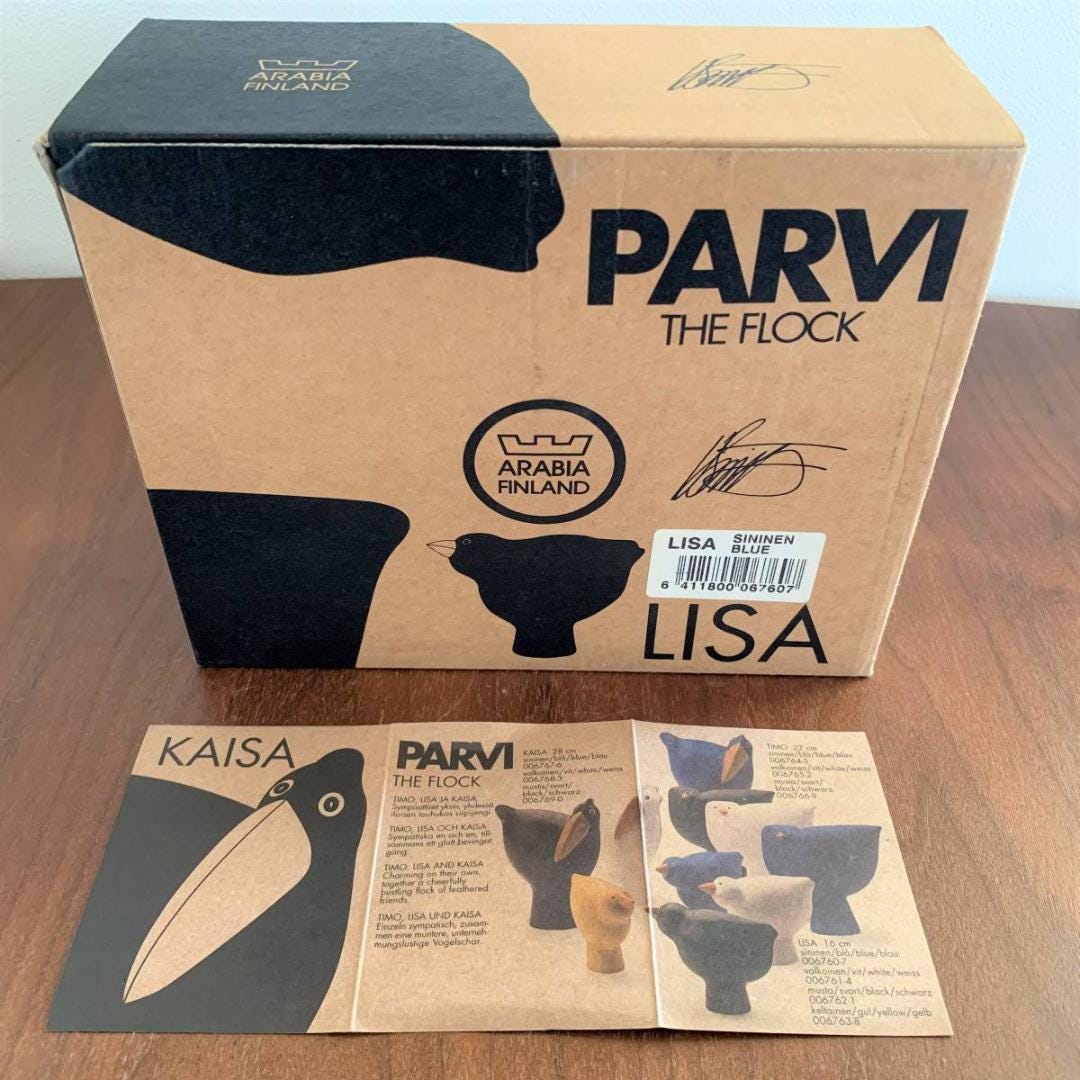 ハワード・スミス 鳥 Parvi ホワイト Howard Smith for Arabia