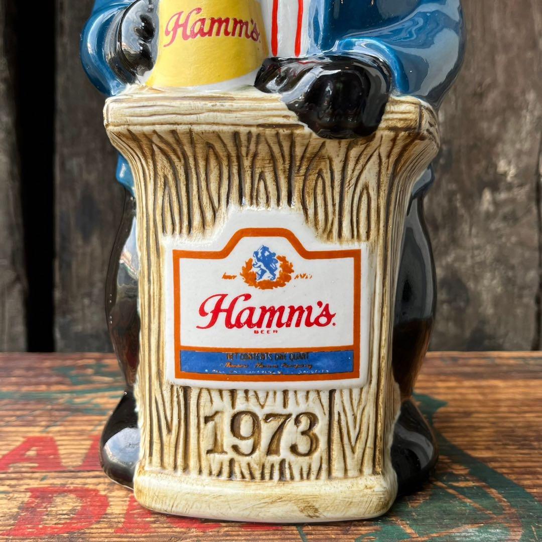 Vintage 1973 Hamm's Beer Bear Decanter – Collectible Mascot Bottle