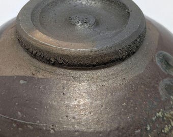 市野勝助 丹波焼 抹茶茶碗 – 素朴な丹波立杭茶わん サイン入り木箱付き