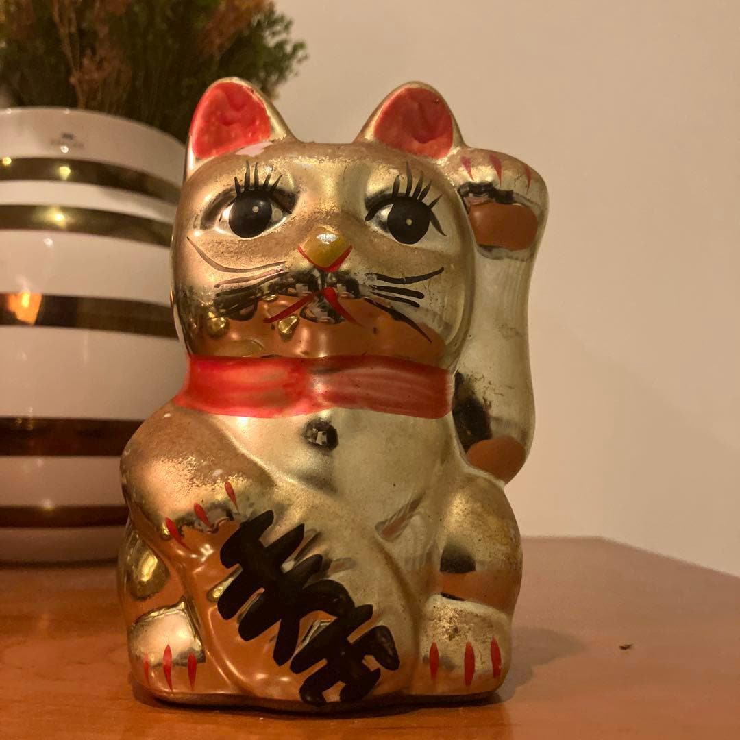 Antique Maneki Neko - Etsy