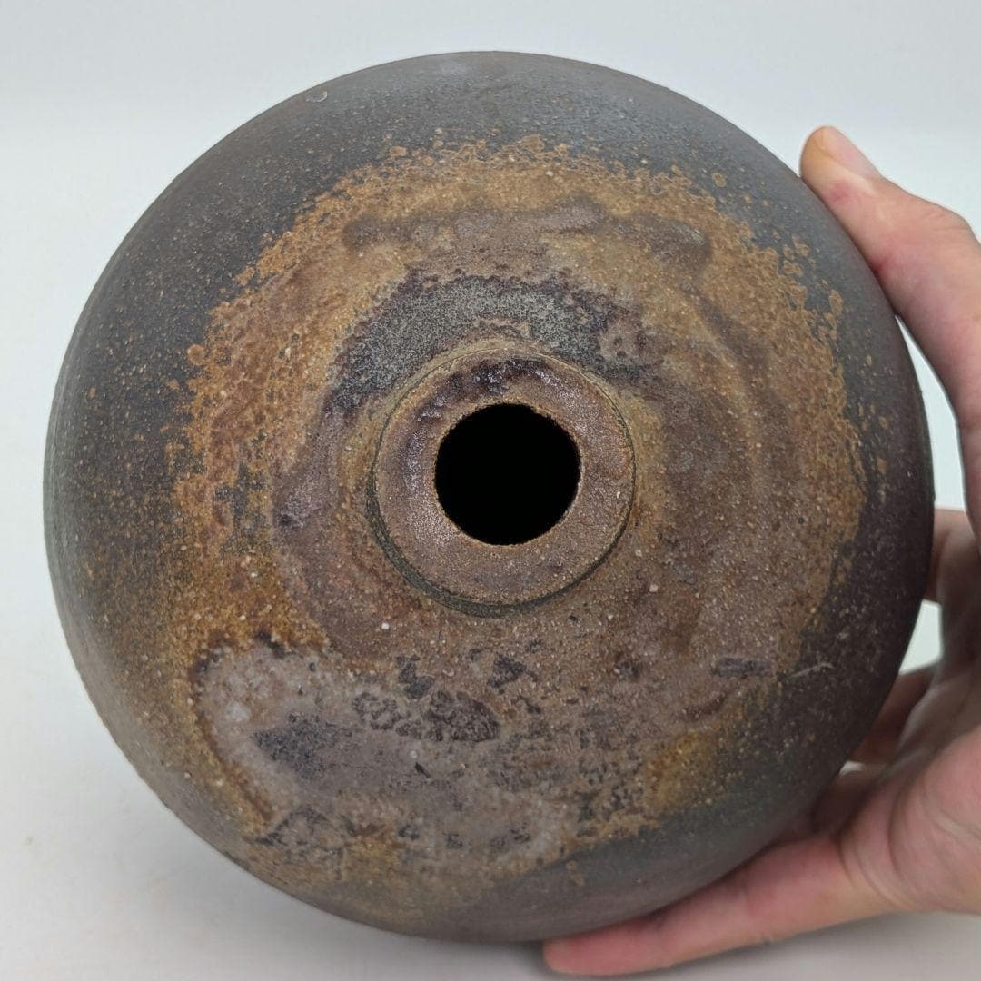 人間国宝 藤原 悠作 備前焼一輪挿し 木箱入り 高さ20.4cm - Etsy 日本