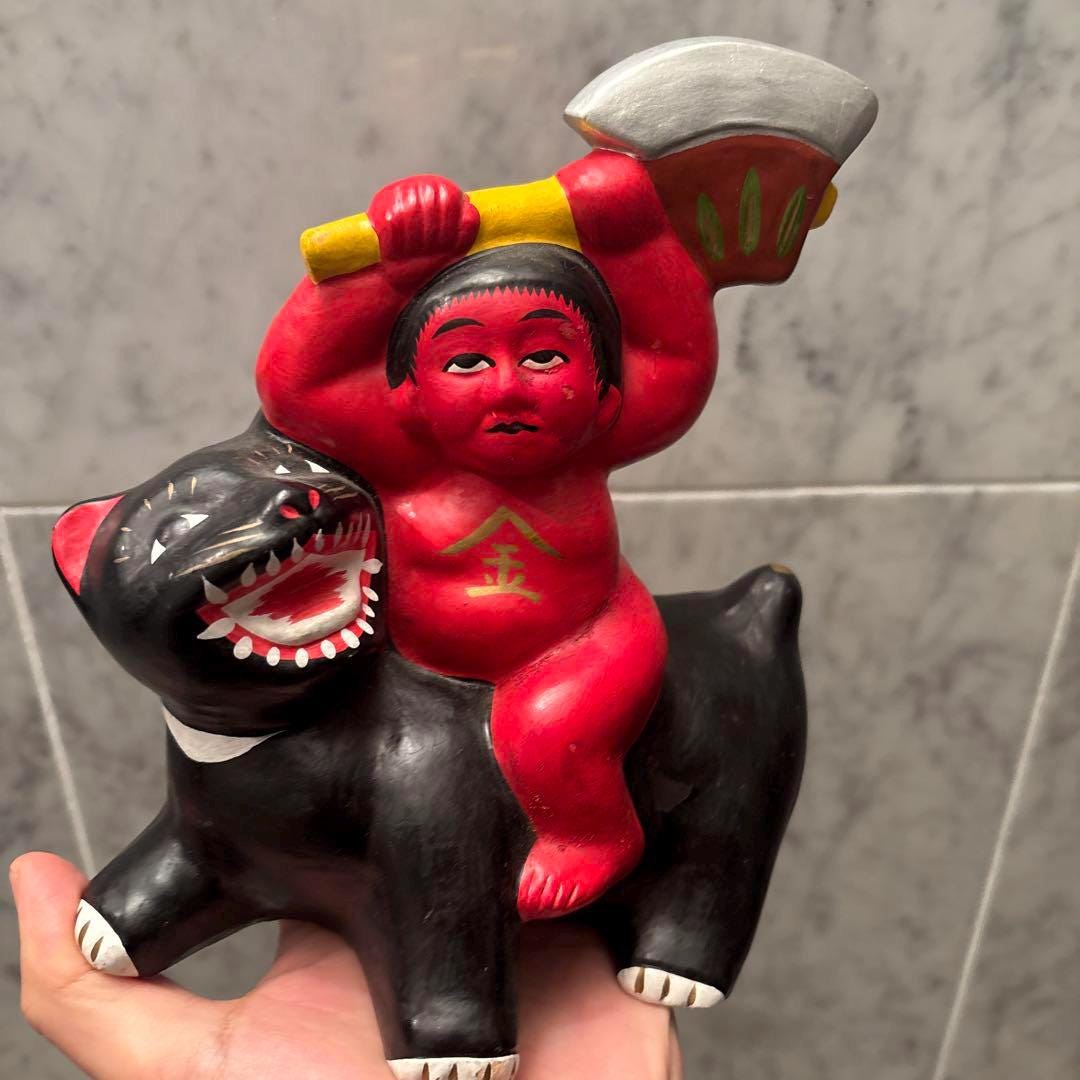 Traditional Akita Folk Art Figurine – 