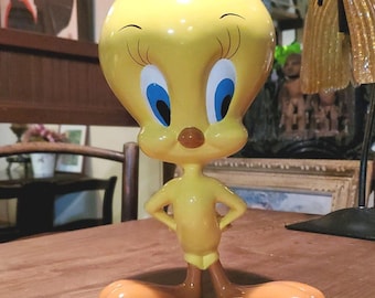 ヴィンテージ　トゥイーティー フィギュア　ビッグサイズ　陶器 ビンテージ DAKIN '70s LOONEY TUNES Tweety トゥイーティー PVC