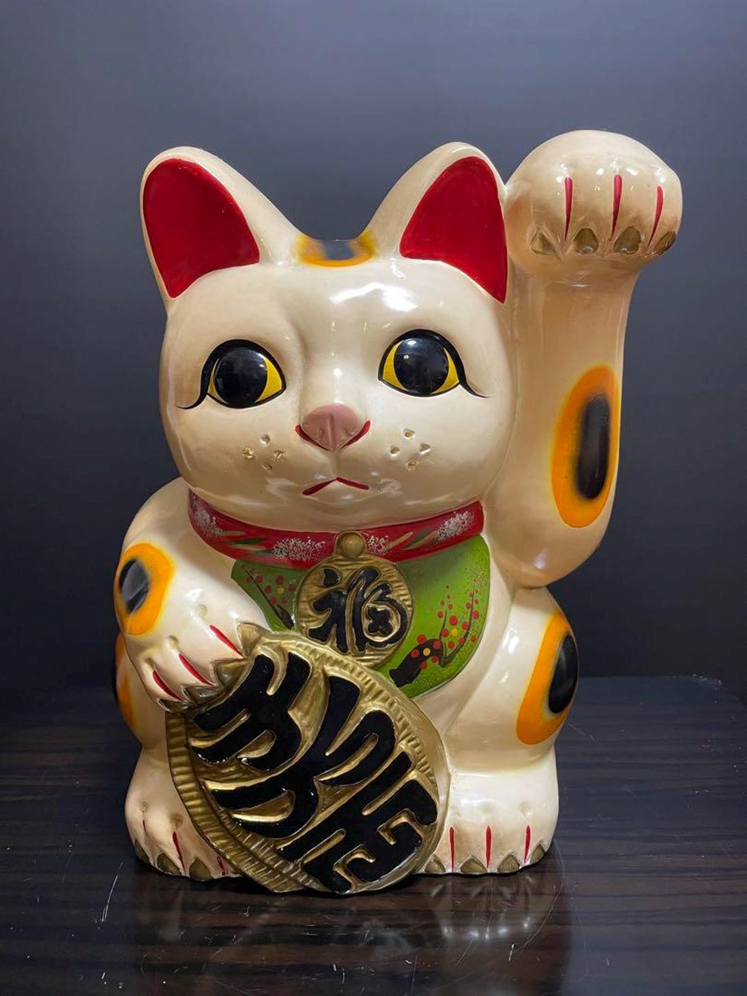 未開封 村上隆 geisai 招き猫 lucky cat coin bank Amazon.com: Lucky Cat Coin Bank Style Ornately Decorated