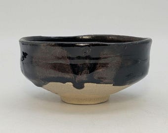 瑞光窯 佐々木八十二織部茶碗 – 美濃焼 抹茶茶碗 サイン入り木箱付き