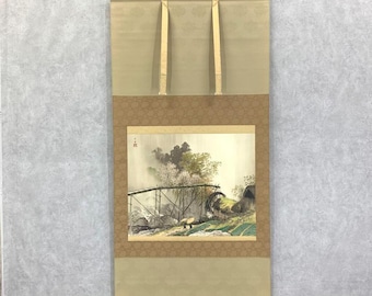 Vintage Japanese Painting, Scroll. Jumping Carp(24n-j21-7) - Etsy