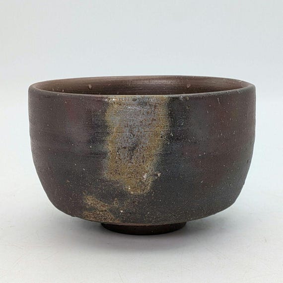 備前焼抹茶茶碗（小川修造作） - 伝統工芸士、銘茶碗（箱、布、小冊子