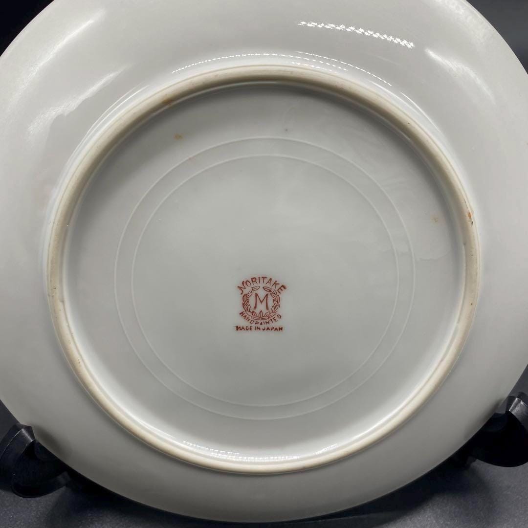 オールドノリタケ　ノリタケ　アールデコ　ポンパドール婦人　プレート　デコレディ オールド ノリタケ アールデコ プレート – 花をつけたポンパドール夫人