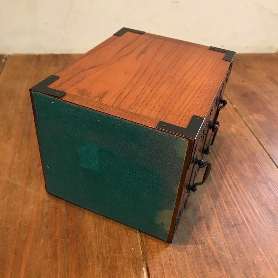 ヴィンテージ ミニ 日本製 タンス チェスト - 木製引き出し