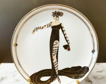 美女と野獣 エルテ・フランクリン・ミント コレクターズプレート