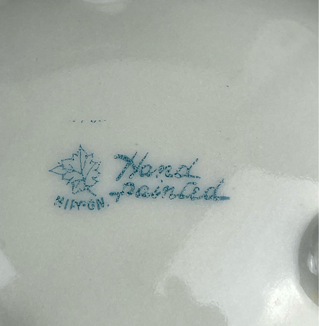 オールドノリタケ 脚付きティーカップ＆ソーサー 3個セット