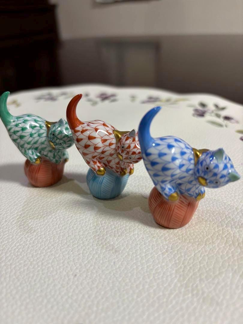Herend Cat - Etsy Herend Cat - Etsy