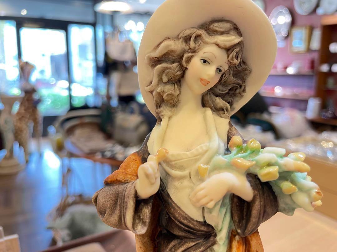 Capodimonte Florence Figurine by Bruno Merli – Elegant Lady With