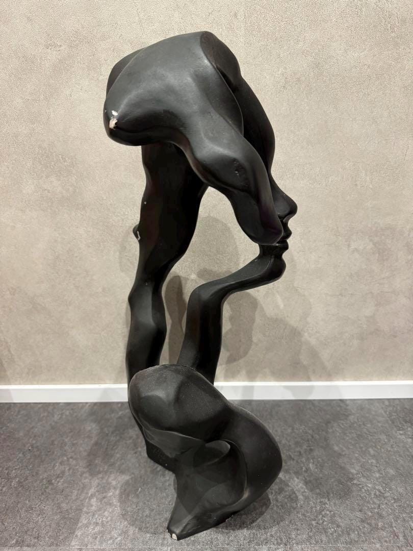 輝く高品質な Plaster Statue Face Prod Austin 1979 Abstract Bold Design 彫刻・オブジェ