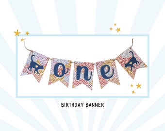 Custom Cat Birthday Banner, Perfect for Kitten's First Birthday & Meowday Celebration, Cleo Cupcake Toppers and Hats (sold separately)