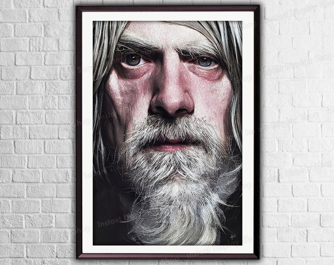 KURT COBAIN Print Printable Wall Art Printable Art Prints Etsy