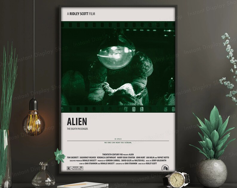 ALIEN - Movie Poster for Digital Download - Wall Art - Poster ...