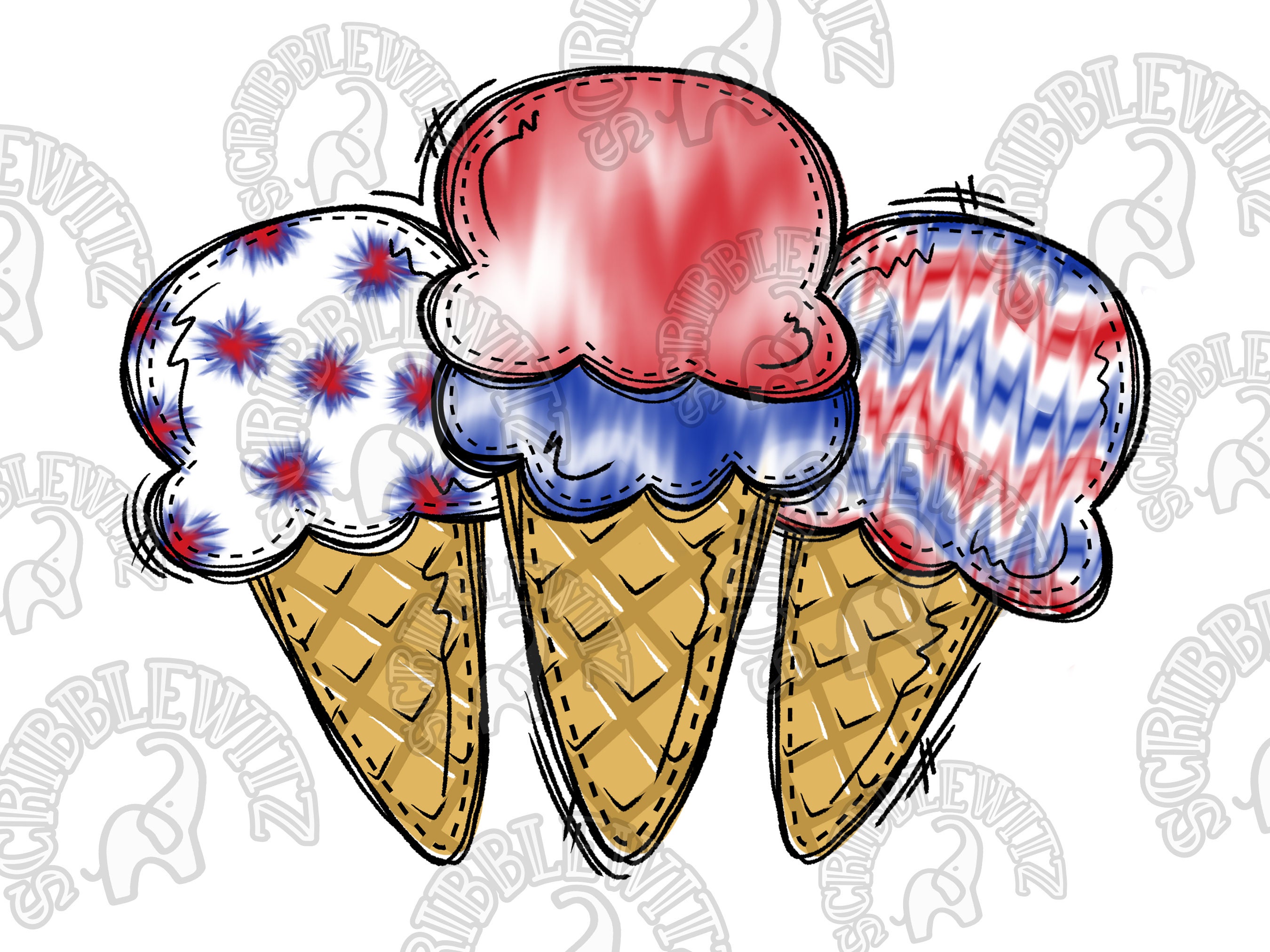 4th of july ice cream names