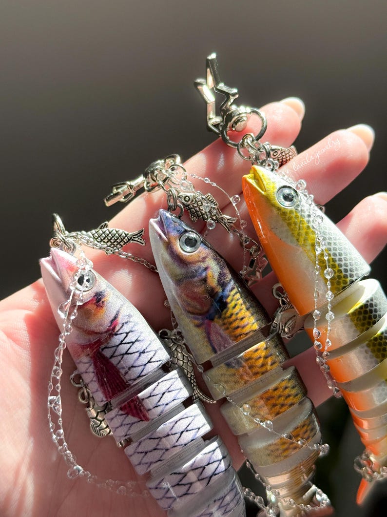 Fish Charms in a Water Whirl – Keychains Collection - Etsy