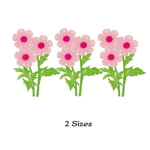 Flower embroidery designs - flower embroidery design - machine embroidery flowers - embroidery files