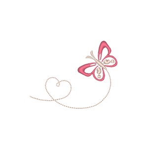 Butterfly embroidery designs - Butterfly machine embroidery design - butterfly embroidery - Machine embroidery files -Pretty butterfly