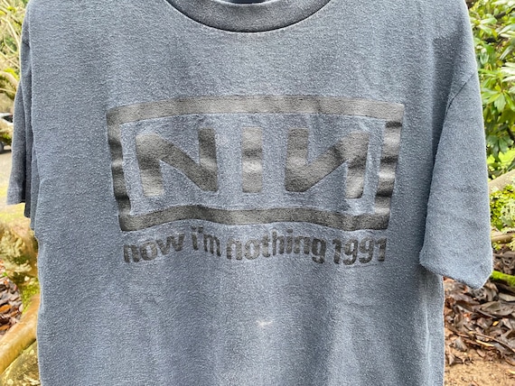 Nine Inch Nails (NIN) 1991 Vintage Shirt - Etsy Nine Inch Nails (NIN) 1991 Vintage Shirt - Etsy