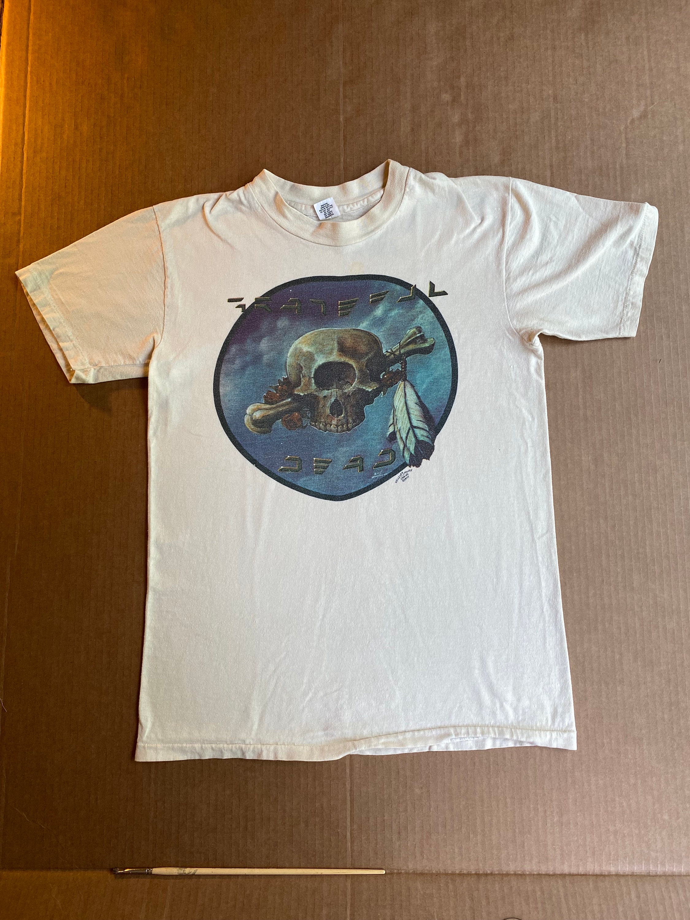 Vintage 1977 Grateful Dead Cyclops Skull Shirt (beefy Tee