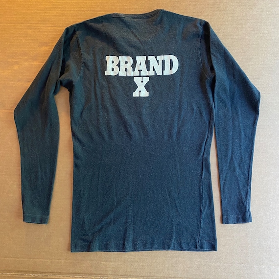 1976 Brand X "Unorthodox Behaviour" band shirt. Phil Collins on drums! View 5