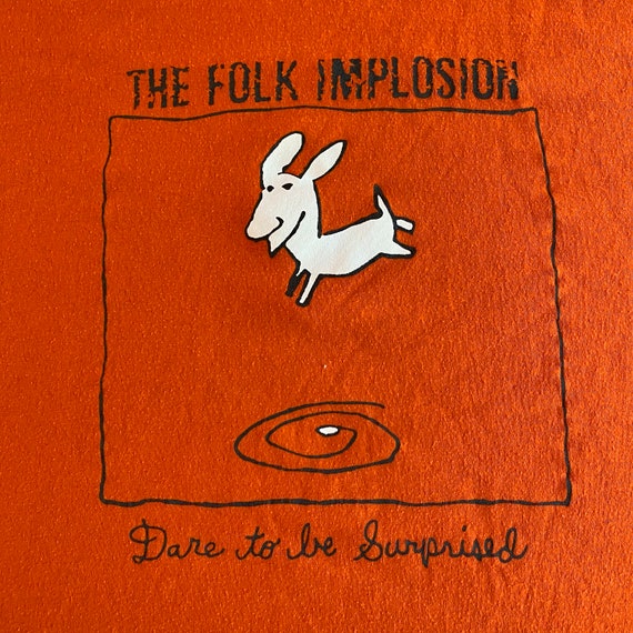 1997 Folk Implosion "Dare To Be Surprised" T-Shir… - image 2