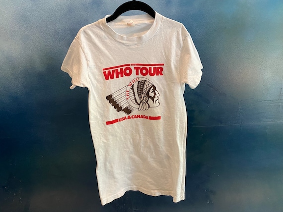The Who 1976 Autumn Tour ヴィンテージ Tシャツ 1976 the Who Original USA & Canada Tour Shirt - Etsy