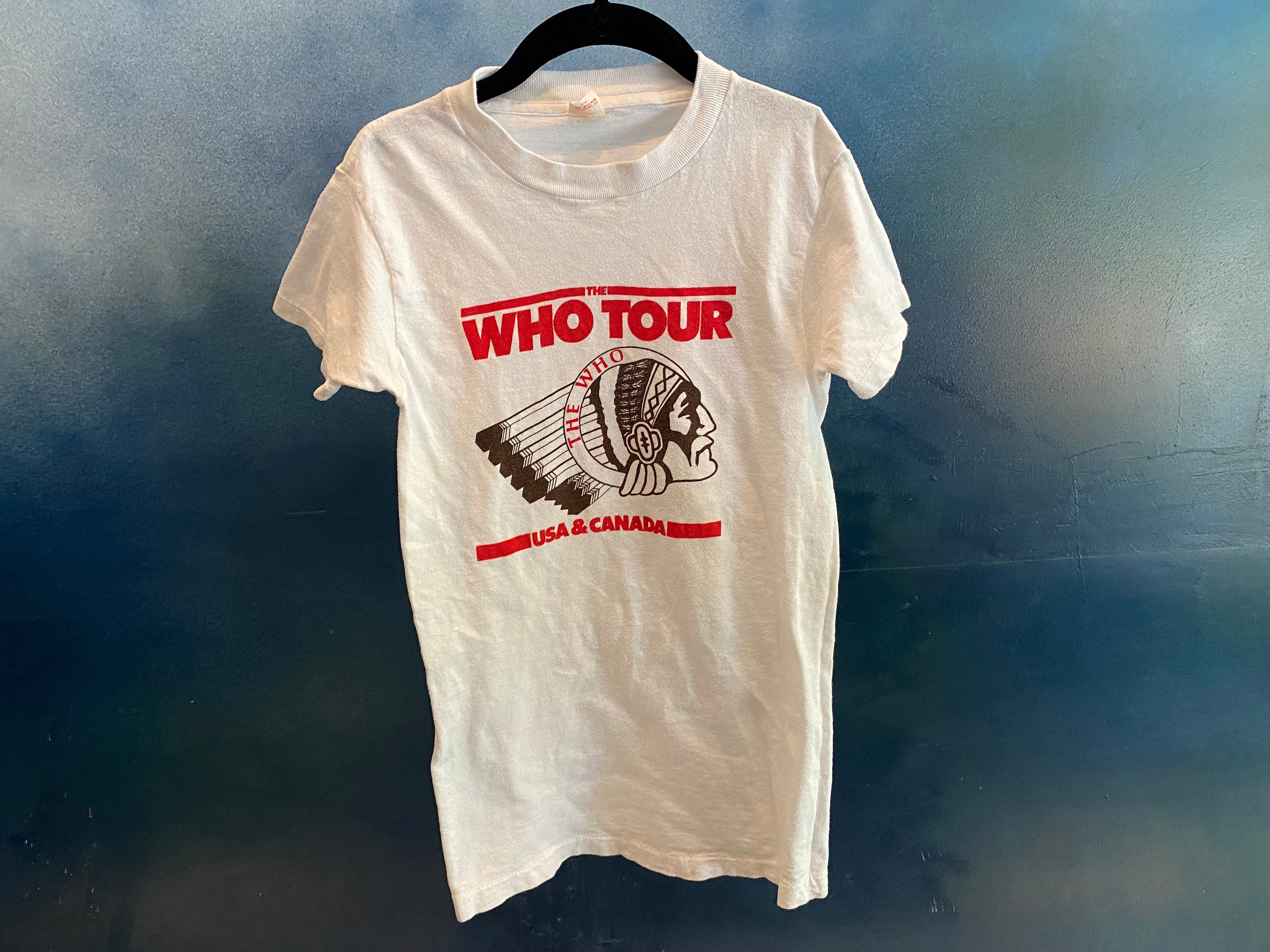 The Who 1976 Autumn Tour ヴィンテージ Tシャツ 1976 the Who Original USA & Canada Tour Shirt - Etsy