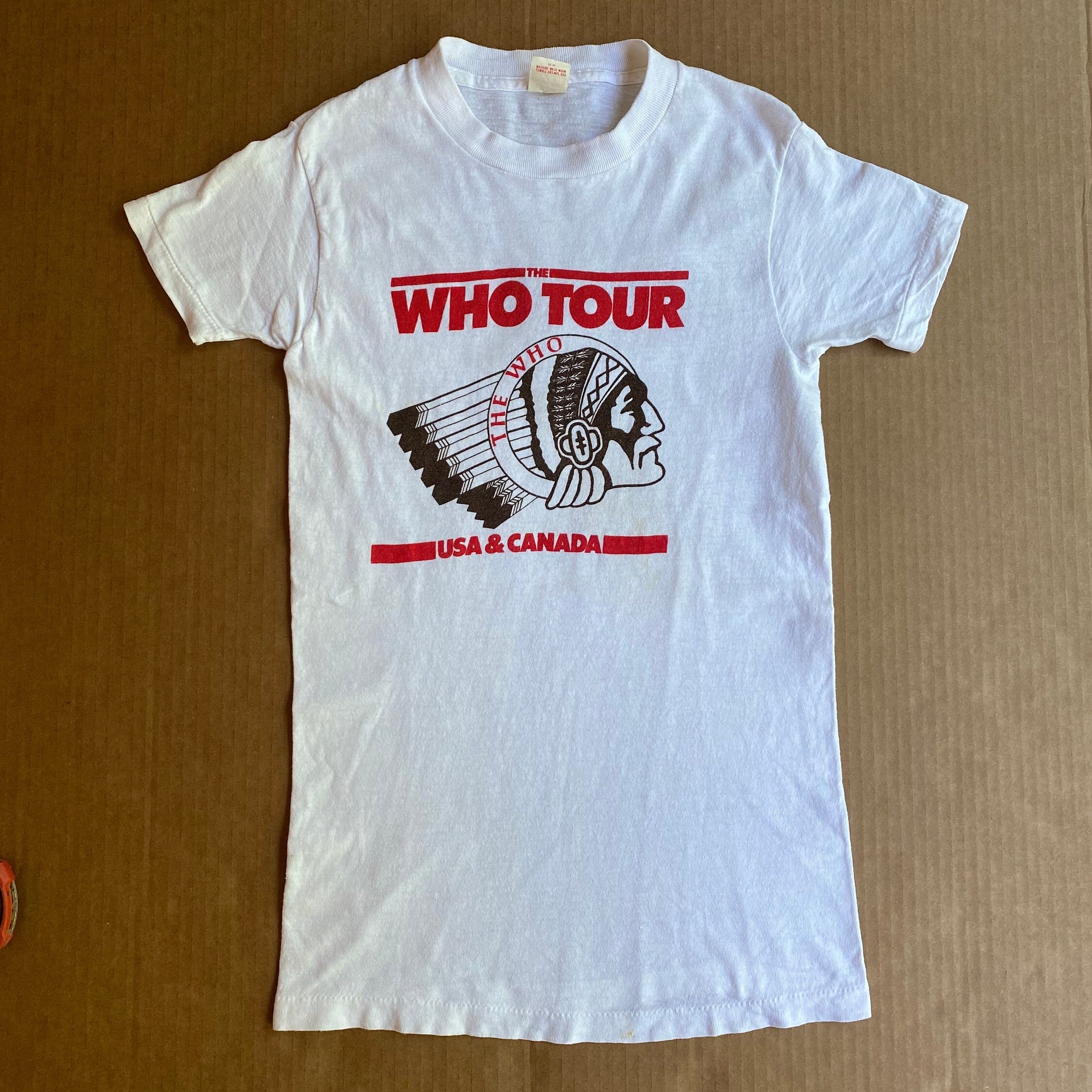 1976 the Who Original USA & Canada Tour Shirt - Etsy