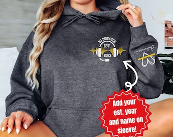 911 Dispatcher Hoodie, Personalized Dispatcher Hoodie, 911 Dispatcher Sweatshirt, Coworker Gift for Dispatcher, Grad Gift for New Dispatcher
