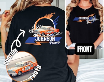 Personalized Race Team Shirts, Custom Racing Shirt, Pit Crew Shirt, Dirt Track Shirt, Racer Gifts, Gift for Dirt Track Racing, Race Day Gift