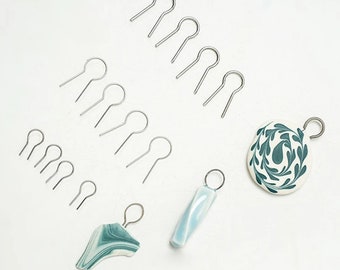 Pottery Hanging Needles Hooks, Alloy Tungsten Wire,Ceramic Pendant, High Temperature Resistant Hooks