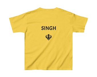 Kids Heavy Cotton™ Tee #khanda #sikhtshirt #vaisakhi #Sikh #Sikhclothing #Sikhwear #Khandatshirt #singh