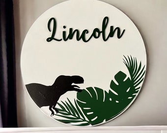 Boys nursery sign|Baby boy nursery|Dino nursery|boy Dino decor|Nursery Dino sign|Baby Room Decor|Baby Shower Gift|kids room sign|Dino Sign