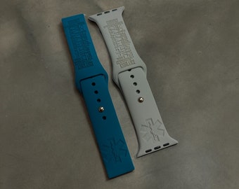 Paramedic Engraved watch Band|paramedic watch Band |Gift for paramedic|Paramedic graduation gift|Paramedic school gift|Emt gift|Gift for emt
