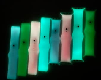 Cinturino per orologio che si illumina al buio/ Cinturino per orologio rosa/ Cinturino per orologio verde/ Cinturino per orologio Galaxy/ Cinturino per orologio Fitbit Versa/ Nuovo cinturino per orologio/ Cinturino bicolore