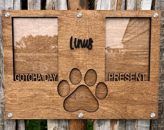 Dog Picture frame|Dog photo frame|Gotcha day picture frame|Dog gotcha day|Puppy picture frame|Picture frame for dog|Gotcha day gift for dog