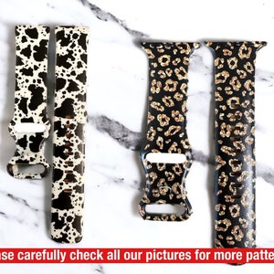 Cowhide watch band|Aztec watch band|Galaxy watch band|Fitbit versa watch band|Cow watch band|Western watch band|Watch band|Soft watch band