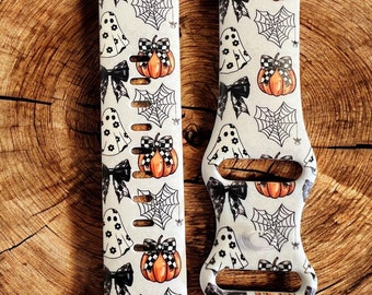 Ghost watch band|Fall watch strap|spooky season galaxy watch band|fall watch bands|bows watch band|38mm watch band|20mm fall watch band