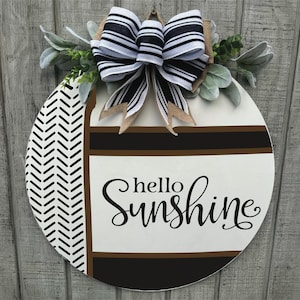 Floral Door hanger|Door hanger for spring|Welcome floral door hanger|Wildflower door hanger|Wildflower welcome door sign|Spring door hanger